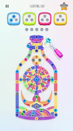 Unscrew Nuts Sort: Pin Puzzle screenshot