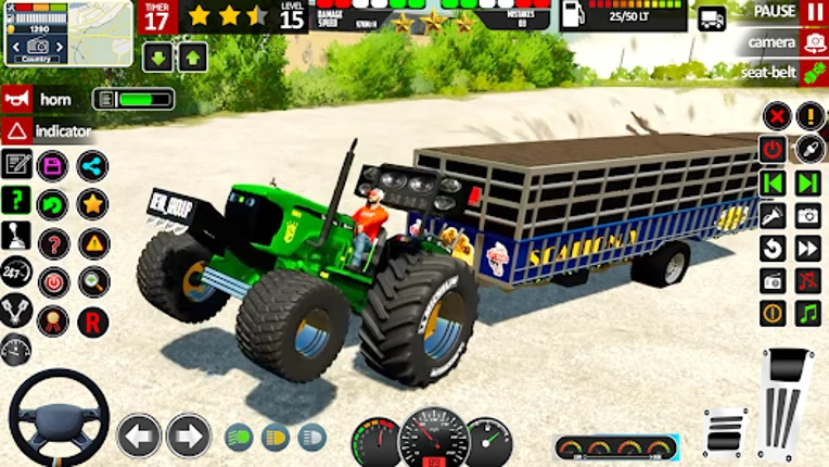 Farm Tractor Simulator Game Image
