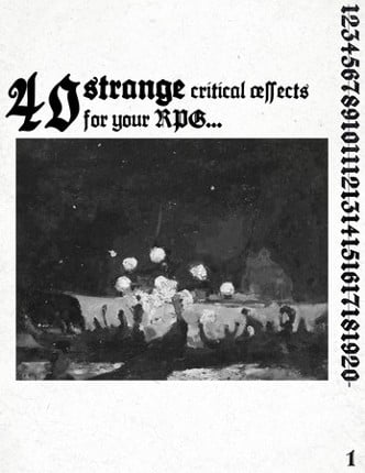 40 Strange Critical Æffects screenshot