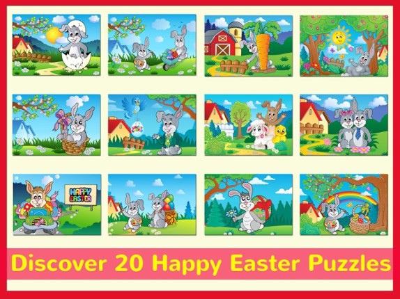 Happy Easter Jigsaw Puzzles HD Games Free For Kids Image