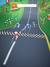 Hill Run Race- Flying Stickman Image