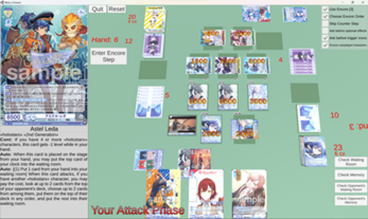 Holostars Weiβ Schwarz Blau Set V1.0 (For Weiss Schwarz Simulator by Blake Thoennes) Image