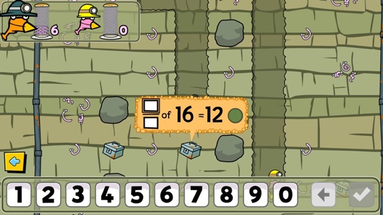 Miner Birds - Fractions screenshot