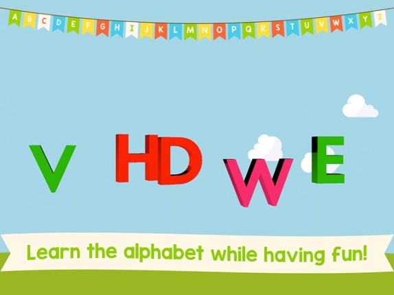 Noobie ABC level 1: fun game to learn alphabet letters with phonic sounds for kids, toddlers and babies screenshot