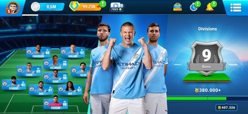 Online Soccer Manager (OSM) screenshot