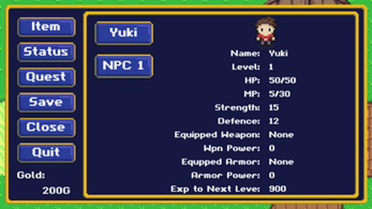 RPG Game screenshot