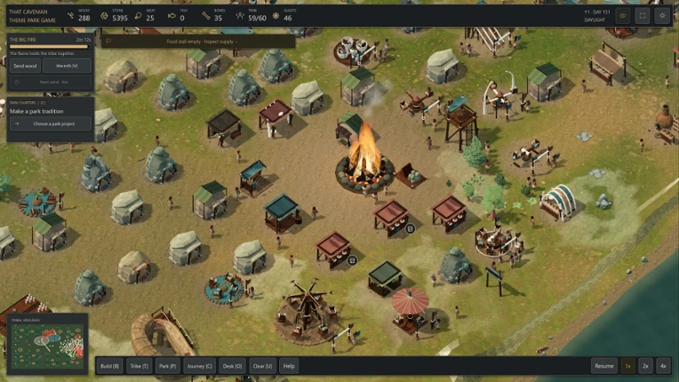 That Caveman Theme Park Game screenshot