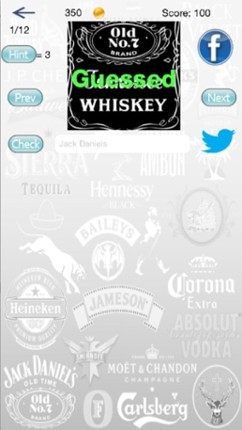 Alcohol Logo Quiz screenshot