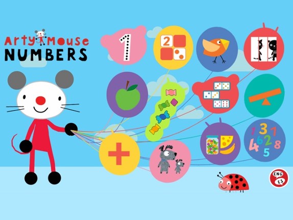 Arty Mouse Numbers Image