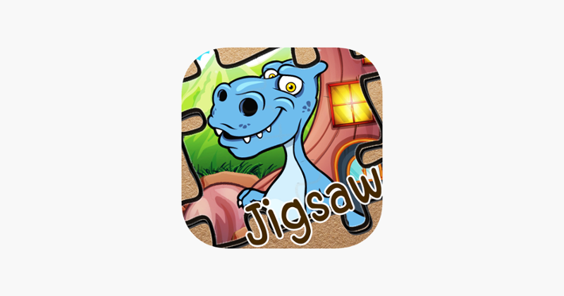 Dino Puzzle Jigsaw Games - Dinosaur Puzzles Game Cover