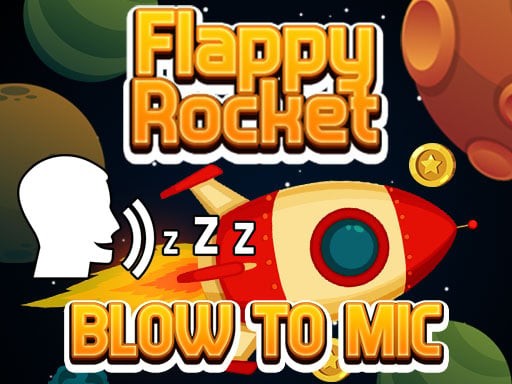 Games like Flappy Rocket Playing with Blowing to Mic