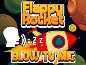 Flappy Rocket Playing with Blowing to Mic Image