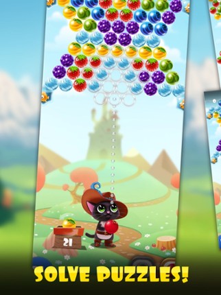Fruity Cat Pop: bubble shooter screenshot