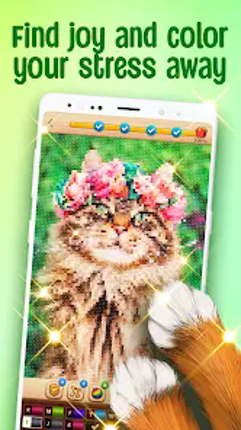 Cross-Stitch: Coloring Book screenshot