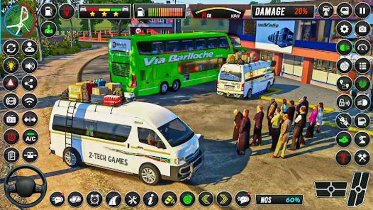 Bus Simulator 3D Euro Bus Game screenshot