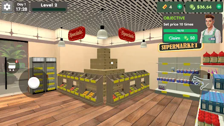 Supermarket Simulator Business screenshot