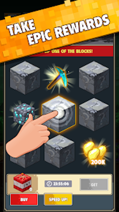 Minetap 3D: Idle-Merge RPG screenshot