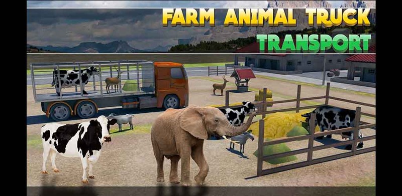 Farm Animal Truck Transport Game Cover