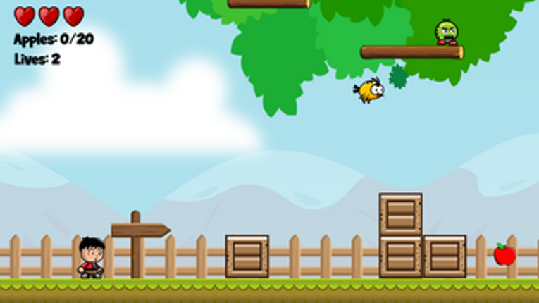 Jimmy's wild apple adventure screenshot