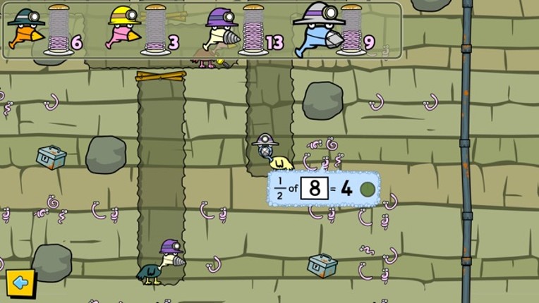 Miner Birds - Fractions screenshot