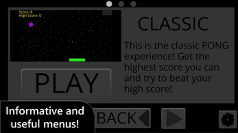 PONG screenshot