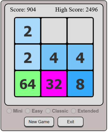 2048 Deluxe screenshot
