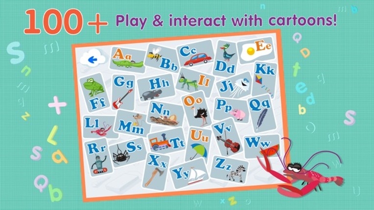 ABCs alphabet phonics games for kids based on Montessori learining approach screenshot