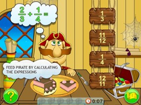 Fractions. Smart Pirates. Lite Image