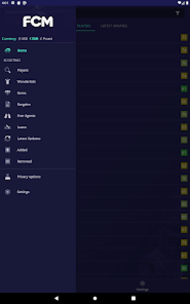 FCM Career Mode FC25 Database Image
