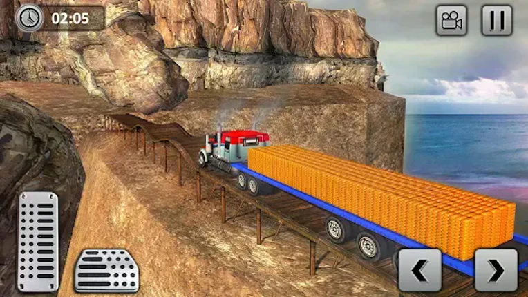 Uphill Gold Transporter Truck Image