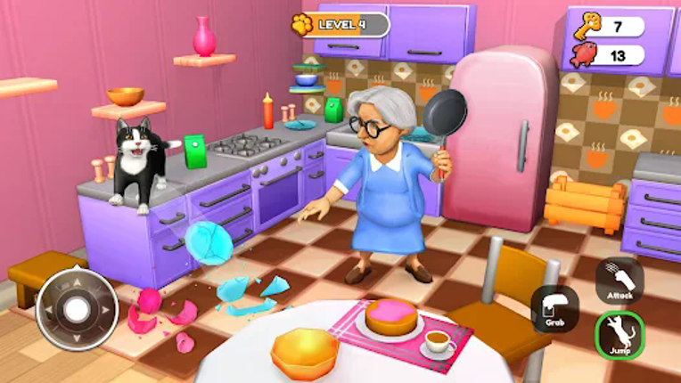 Bad Cat Sim: Granny Pet Game Image
