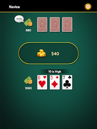 Three Card Brag screenshot