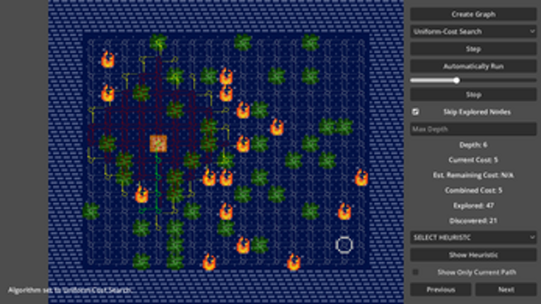 Graph Search Toy screenshot