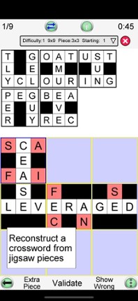 Jigsaw Crossword + screenshot