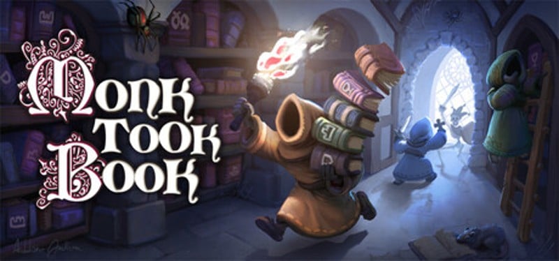 Monk Took Book Image