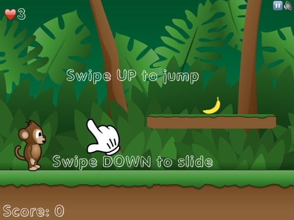 Monkey Jungle Run screenshot