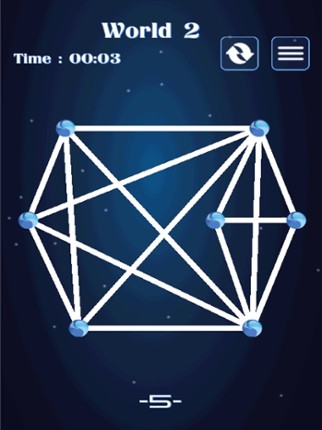Connect dots puzzle screenshot