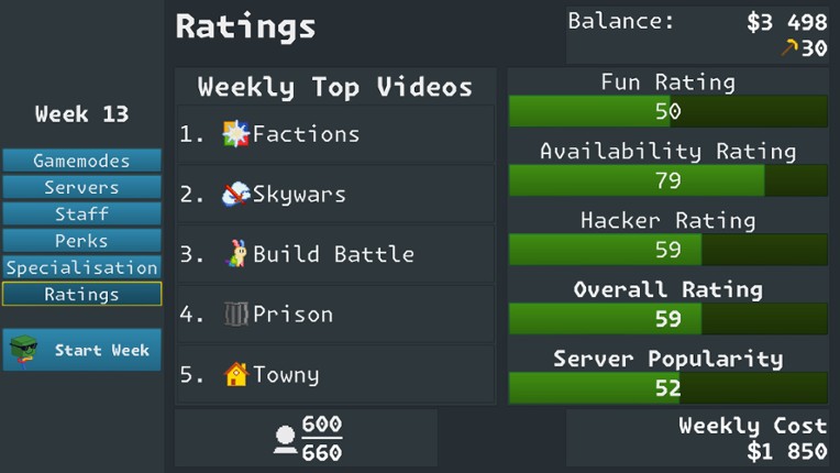 Cube Game Server Boss screenshot