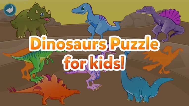 Dinosaur Shape Puzzle - Preschool and Kindergarten Kids Dino Educational Early Learning Adventure Game for Toddlers screenshot