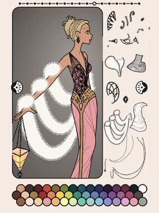 Erte Elegance Dress Up screenshot