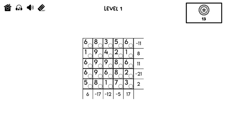 FlipSum - A Puzzle By Claris Richter screenshot