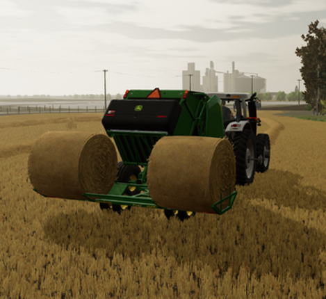 FS22 John Deere 561R+A520R Accumulator Revamped screenshot