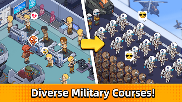 Idle Army Base Tycoon:Force Image