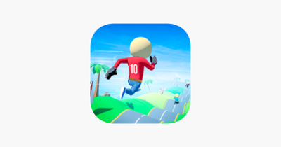 Hill Run Race- Flying Stickman Image