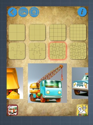 Jigsaw puzzles for baby. Cars. Lite Free Image