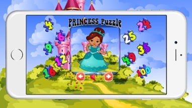 Play Fairy &amp; Princess Cartoon Jigsaw Puzzle Kids Image