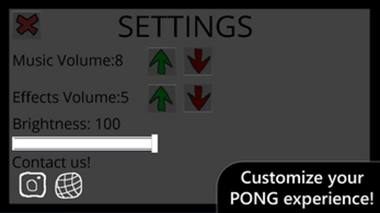 PONG screenshot