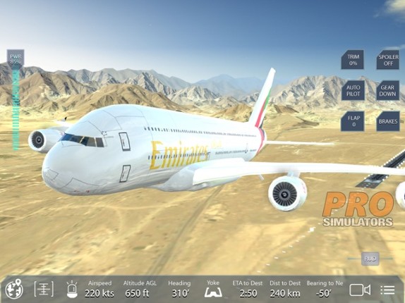 Pro Flight Simulator Dubai 4K Image