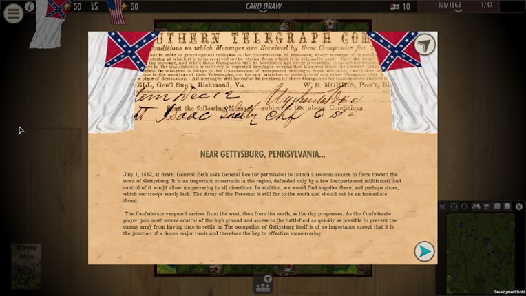 SGS Battle for: Gettysburg screenshot