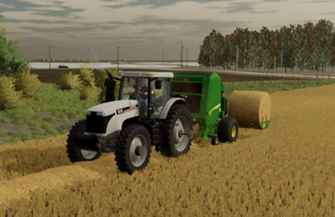 FS22 John Deere 561R+A520R Accumulator Revamped screenshot